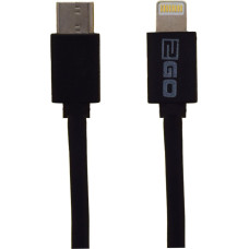 2GO Kabel USB 2GO USB-A - Lightning 1 m Czarny (795848)