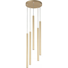 Noname Lampa wisząca Sigma Sopel 33627 lampa wisząca zwis 5x4W G9 złota