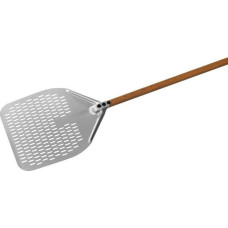 Gi.metal Gi.Metal Woodtech Rectangular Perforated Pizza Peel 36x36 cm Handle 60 cm
