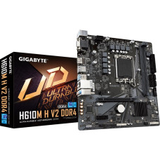 Gigabyte H610M H V2 DDR4 Motherboard - Supports Intel Core 14th CPUs, 6+1+1 Hybrid Digital VRM, up to 3200MHz DDR4 (OC), 1xPCIe 3.0 M.2, GbE LAN, USB 3.2 Gen 1