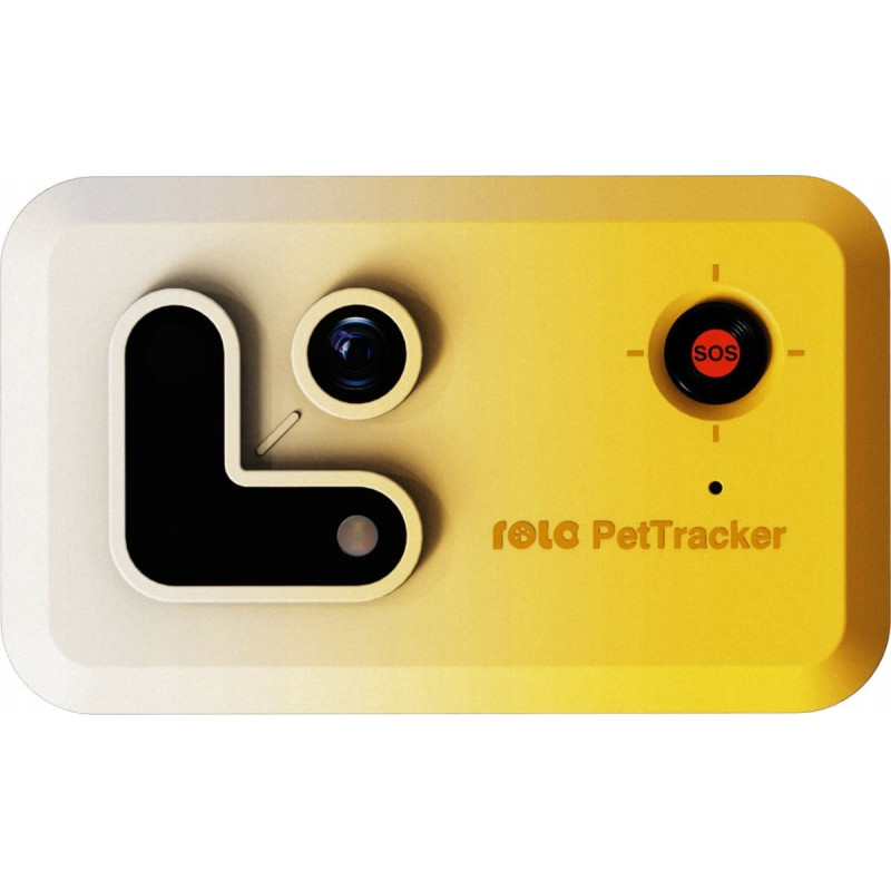Enabot - Rola PetTracker - lokalizator dla psów z wbudowana kamerą - żółty