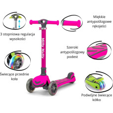 Milly Mally Hulajnoga Milly Mally Scooter Boogie Różowy (2999)
