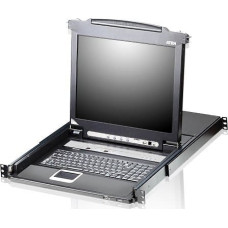 Aten Konsola KVM Aten ATEN KVM 16 port LCD 19'' + keyboard + touchpad USB-PS/2 - CL5716N-ATA-AG