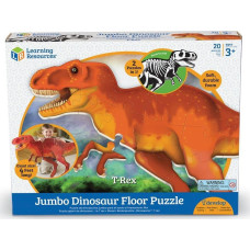 Learning Resources Duże, piankowe puzzle podłogowe, Dinozaur T-Rex
