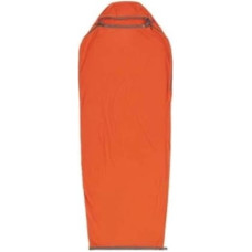 Sea To Summit Reactor Fleece Sleeping Bag Liner - Mummy W/ Drawcord- compact- orange
