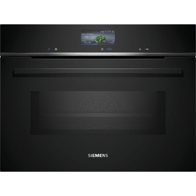 Siemens Piekarnik Siemens Piekarnik kompaktowy z mikrofalą Siemens CM776GKB1 60 cm 45 l Home Connect
