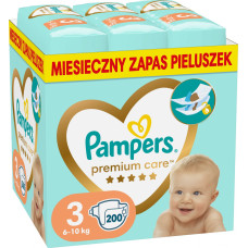 Pampers Premium Care 3, 6-10 kg, 200 szt.
