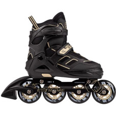 Nils Extreme Skrituļslidas NA14174 A BLACK-BEIGE SIZE S IN-LINE SKATES NILS EXTREME