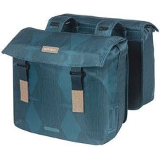 Basil Torba na bagażnik BASIL ELEGANCE DOUBLE PANNIER BAG 40-49 Universal Bridge System, wodoodporna estate blue (NEW)