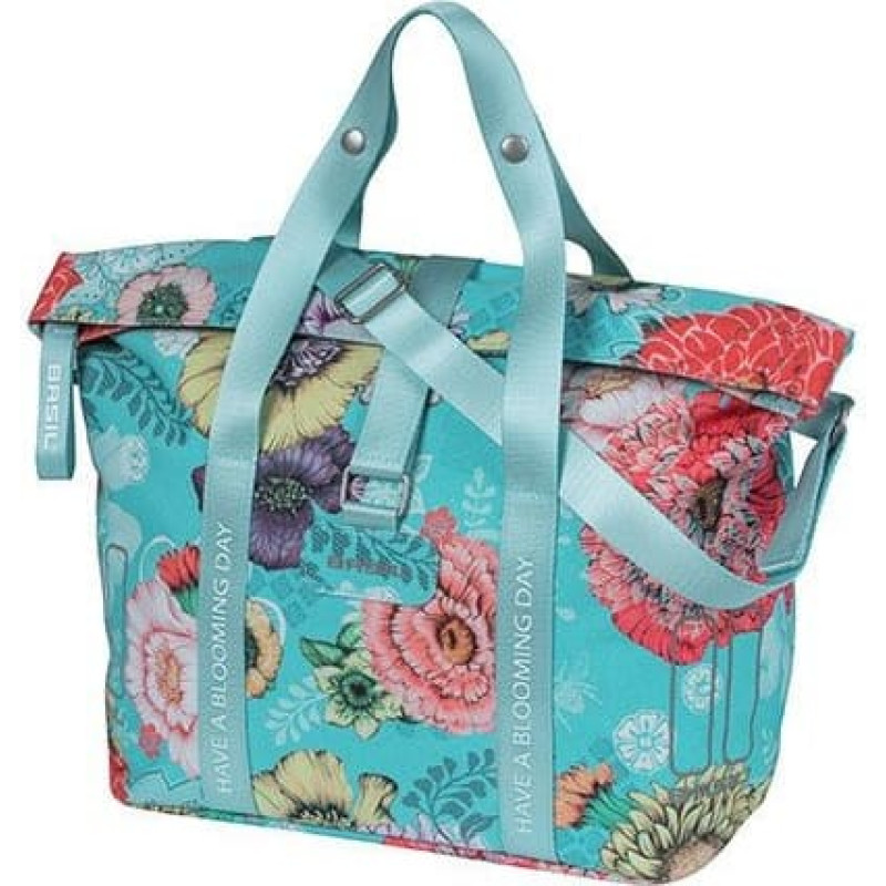 Basil Torba na bagażnik BASIL BLOOM FIELD HANDBAG KF-HOOK System, 8-11L, sky blue (NEW 2024)