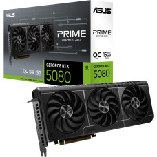 Asus Graphics Card|ASUS|NVIDIA GeForce RTX 5080|16 GB|GDDR7|256 bit|PCIE 5.0 16x|1xHDMI|3xDisplayPort|PRIME-RTX5080-O16G