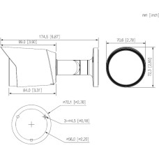 Dahua HAC-HFW1200T-0280B-S6 4-in-1 Camera