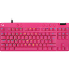 Logitech Pro X TKL Rapid  SWE  roza - Bezvadu klaviatura Pro X TKL Rapid