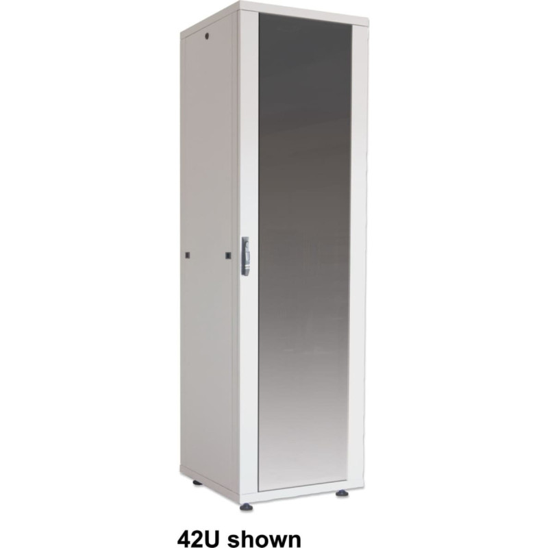 Intellinet Network Solutions INTELLINET 48,3 cm 19 Zoll Netzwerkschrank Basic Line 42 HE 2033x600x800mm HxBxT Flatpack Traglast 600kg grau