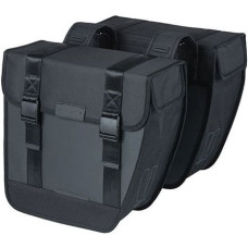Basil Sakwa miejska podwójna BASIL TOUR WATERPROOF DOUBLE PANNIER BAG 28L, Universal Bridge System, wodoodporna black (NEW)