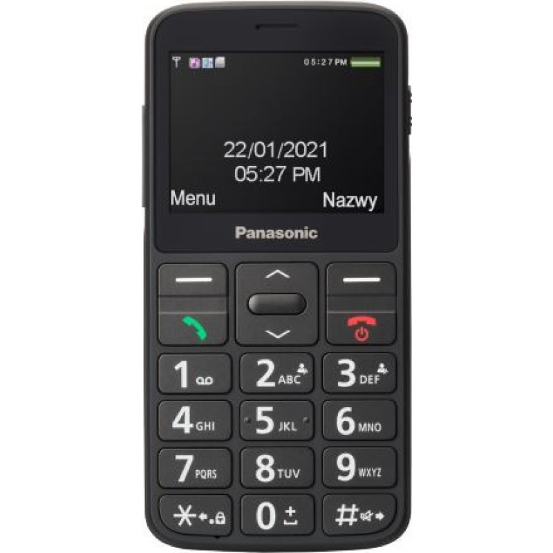 Panasonic Telefon dla seniora kx-tu160 czarny