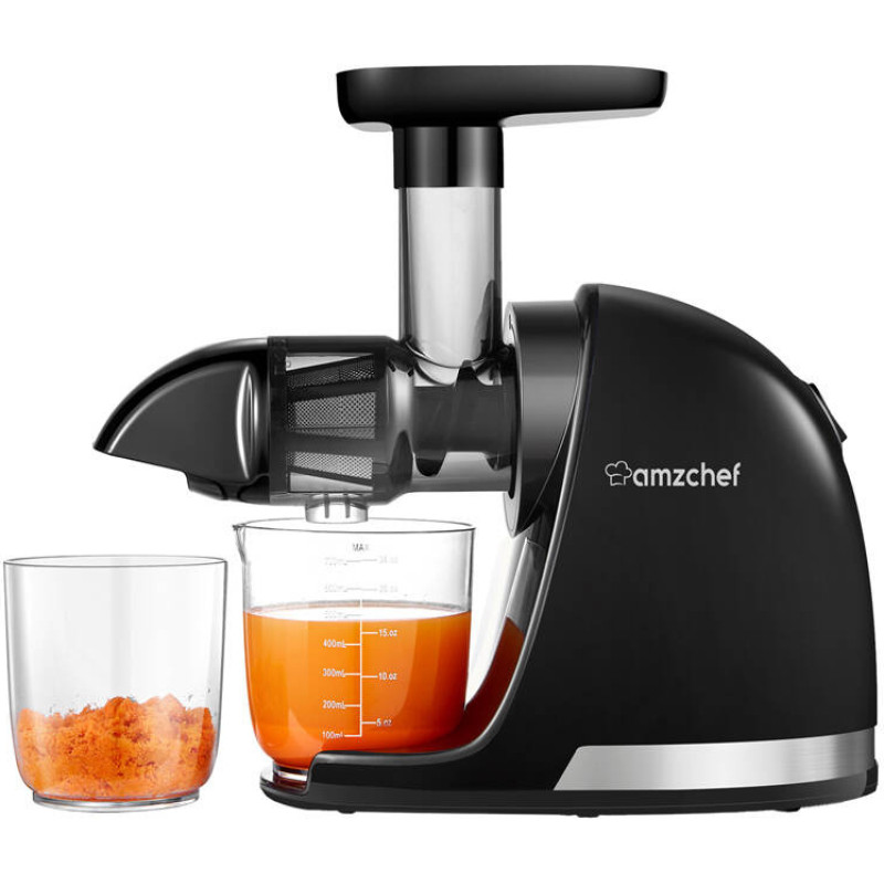Amzchef 1501-BK-SM slow-running juicer (black)