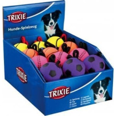 Trixie Piłki neonowe z miękkiej gumy na sznurku, 24szt/op śr. 6 cm/30 cm