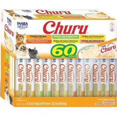 Inaba Foods INABA CAT CHURU VARIETIES - kurczak - przysmak dla kota 60 x 14 g