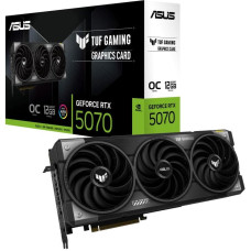 Asus Graphics Card|ASUS|NVIDIA GeForce RTX 5070|12 GB|GDDR7|192 bit|PCIE 5.0 16x|Triple slot Fansink|2xHDMI|3xDisplayPort|TUF-RTX5070-O12G-GAMING