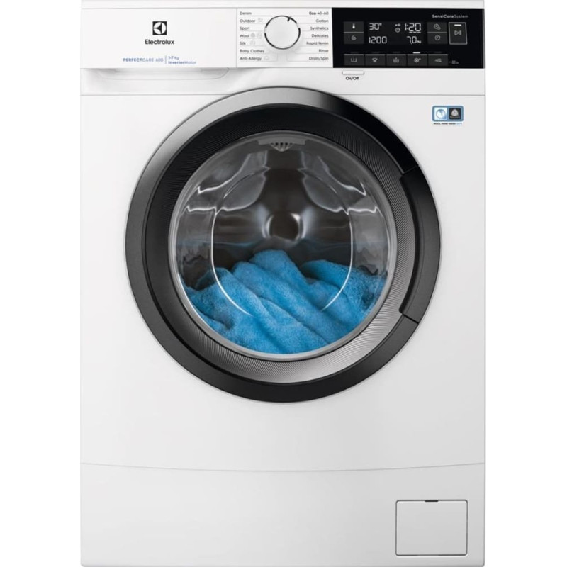Electrolux PerfectCare 600  7 kg  dzilums 44.9 cm  1400 apgr/min. - Velas mazgajama masina ar prieksejo ieladi