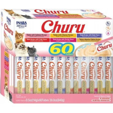 Inaba Foods INABA CAT CHURU VARIETIES tuńczyk - przysmak dla kota 60 x 14 g