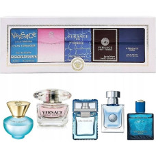 Noname SET MINIATUR VERSACE Dylan Turquoise EDT 5ml + Bright Crystal EDT 5ml + Man Eau Fraiche EDT 5ml + Pour Homme EDP 5ml + Eros EDT 5ml