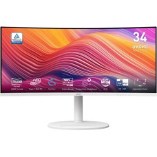 MSI Monitor Modern MD342CQPW 34 inch/LED/UWQHD/Curve/120Hz/Blackk