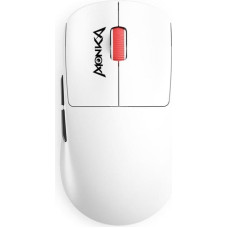 Marvo Mysz Marvo MONKA PRIME, bia�a, optyczna, 26000DPI, Tri-Mode