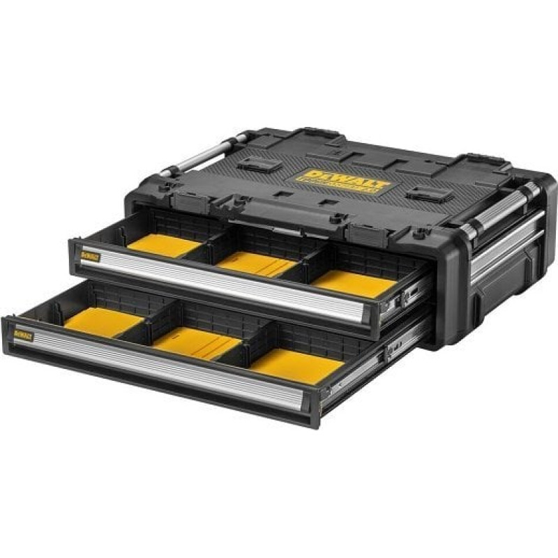Dewalt DEWALT SKRZYNIA TOUGH SYS.2,0 DXL 2 x SZUFLADA PŁYTKA