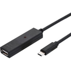 Value Kabel USB Value USB-A - USB-C 20 m Czarny