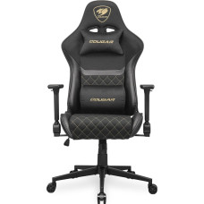 Cougar Gaming-Stuhl Armor One V2 Gold F, PVC/Stoff, Schwarz