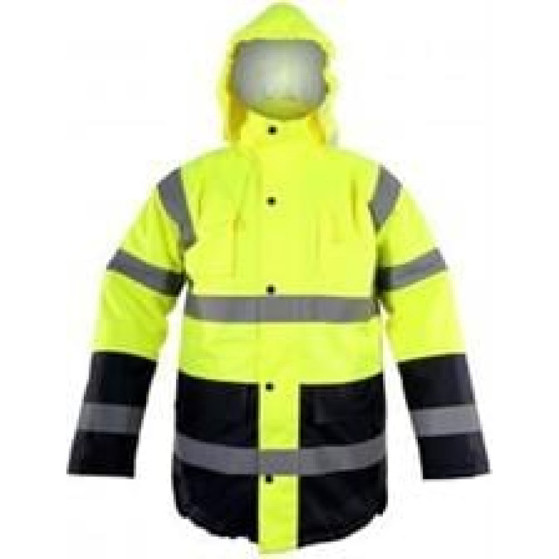 Lahti Pro Kurtka ostrzegawcza żółta ocieplana XXXL (L4090706)