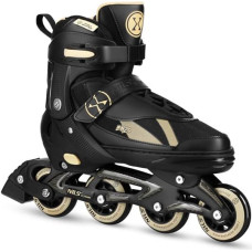 Nils Extreme Skrituļslidas/Hokeja slidas NH382 IN-LINE SKATES/HOCKEY ICE SKATES SET 2IN1 ENZO BEIGE SIZE M(36-39) NILS EXTREME