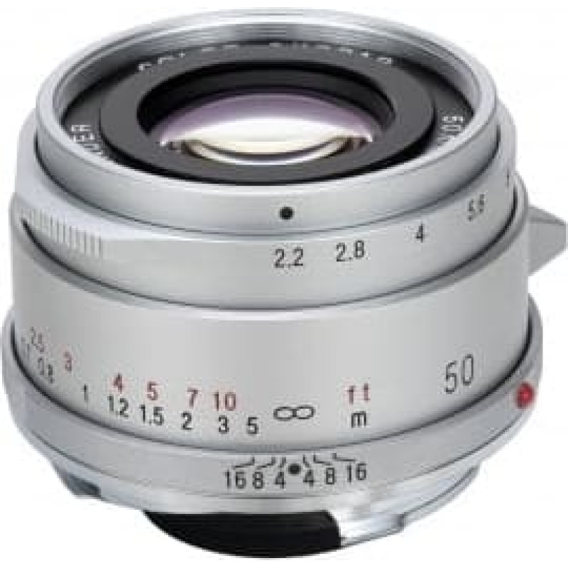 Voigtlander Obiektyw Voigtlander Color Skopar 50 mm f/2,2 do Leica M - srebrny
