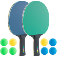 Joola COLORATO GALDA TENISA KOMPLEKTS 2 RAKETES 8 Bumbas