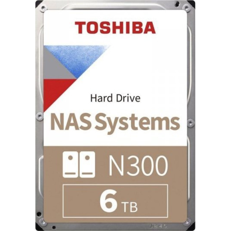 Toshiba Dysk Toshiba N300 MN10ADA600S 6TB 3,5'' 7200 512MB SATA III NAS BULK