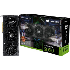 Gainward Karta graficzna Gainward GeForce RTX 5080 Phantom GS 16GB GDDR7 (NE75080T19T2-GB2030P)