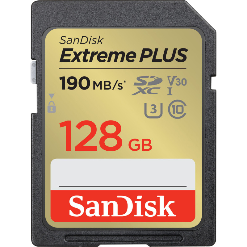 Sandisk memory card SDXC 128GB Extreme Plus