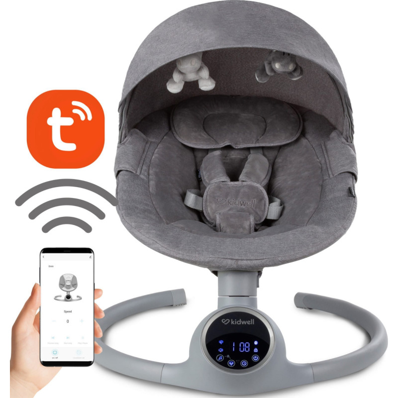Kidwell Bujaczek elektryczny 2w1 kidwell reve gray/silver