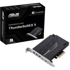 Asus rozšiřující karta ThunderboltEX 5, PCIe 4.0x4, 2xThunderbolt 5, 3x Mini-DP