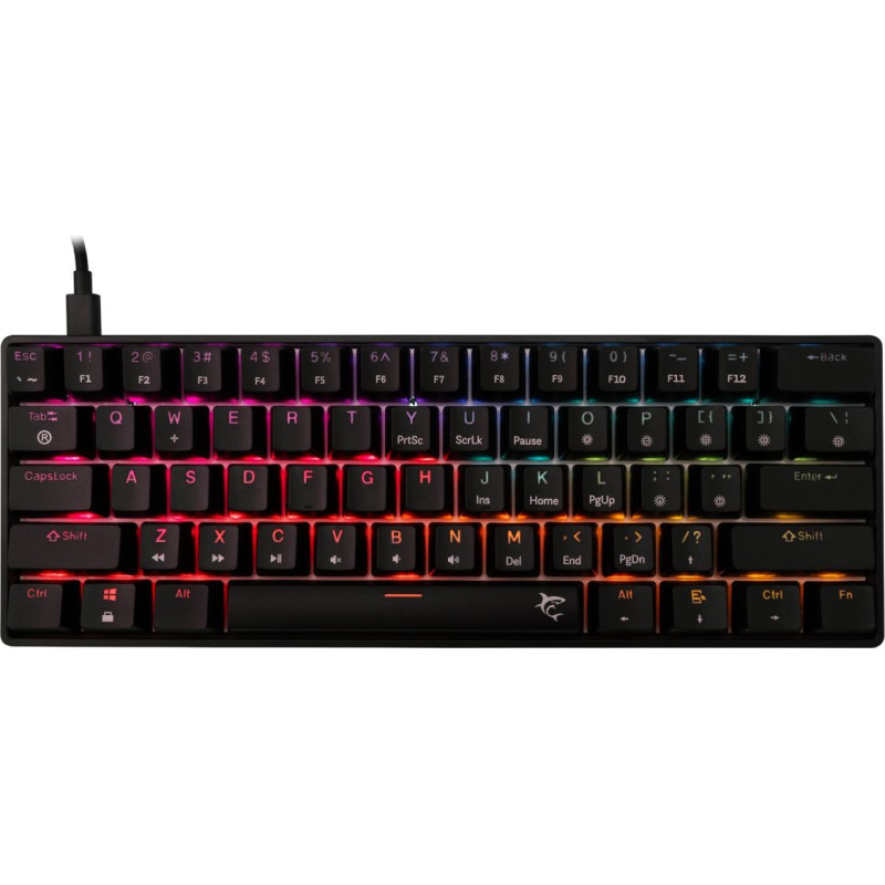 White Shark GK-004111 Shinobi-2 Red switch, Black US