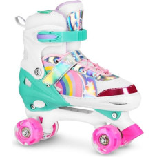 Nils Extreme Skrituļslidas NQ0187 LED ROLLER SKATES RAINBOW SIZE. S(31-34) NILS EXTREME
