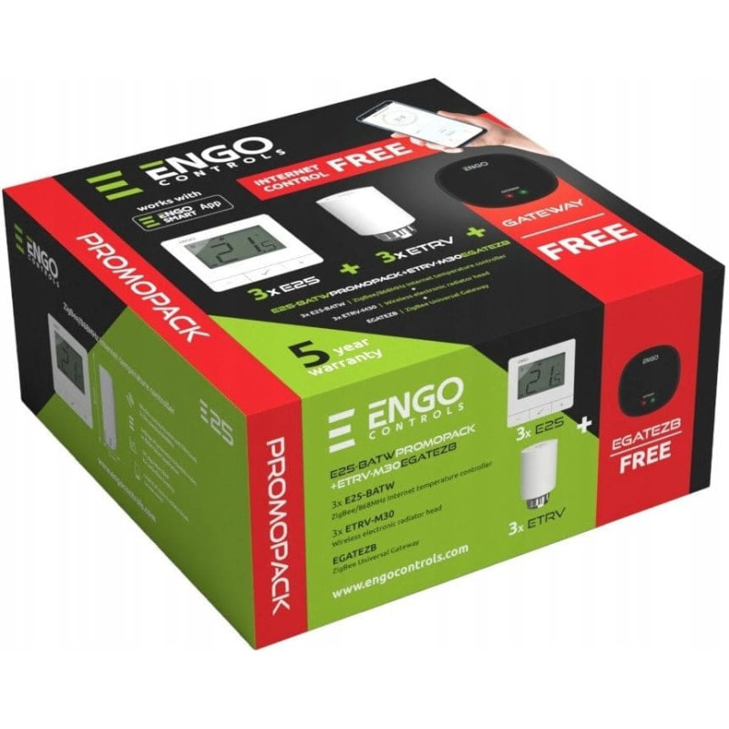 Lexmark E- zestaw promocyjny E25-BATW+ETRV-M30+EGATEZB (biały)