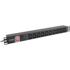 Lanberg PDU RACK POWER STRIP (1U,10A,7X IEC C13,2M)