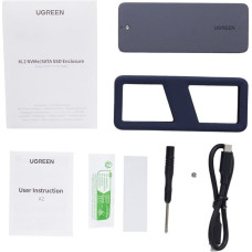 Ugreen Obudowa dysku SSD UGREEN CM777, NVMe/SATA, 20Gbps, USB-C