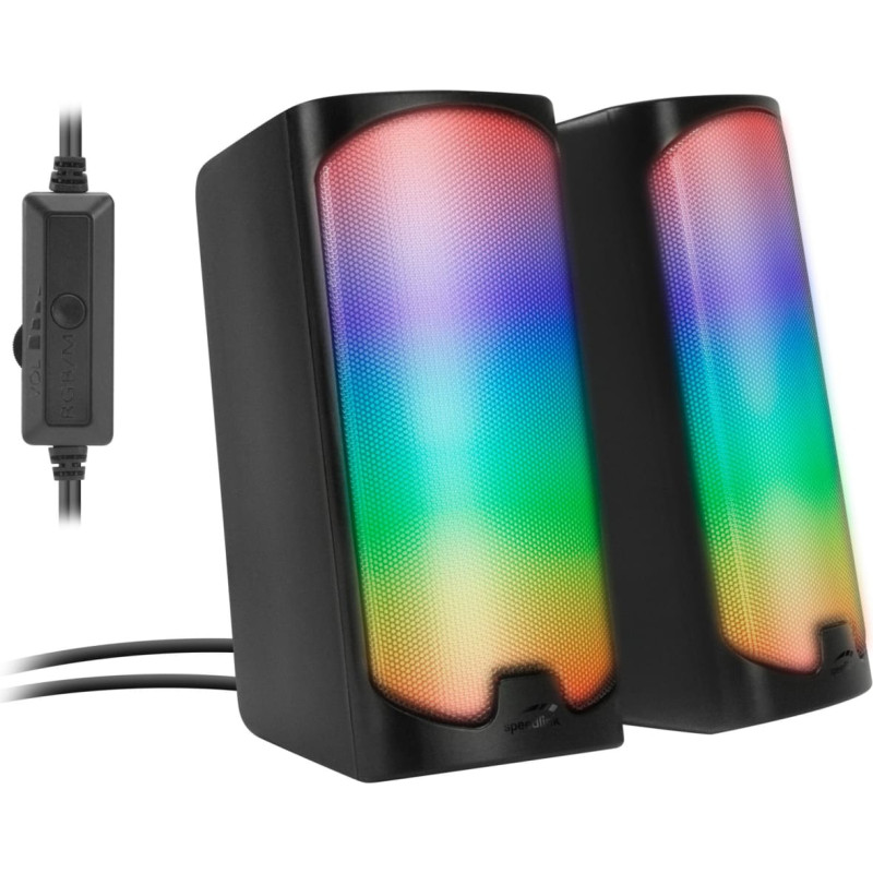Speedlink TONOS RGB Czarny Przewodowy i Bezprzewodowy 6 W