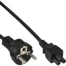 Inline Kabel zasilający InLine 40pcs. pack Bulk-Pack Inline® Power cord for notebook, black, 1.8m, bulk