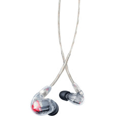 Shure Słuchawki douszne SE846G2CL-EFS, cztery przetworniki, odłączany kabel, przezroczyste