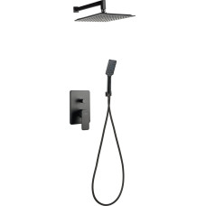 Valvex 2454570-MBK ZESTAW NATRYSKOWY PODTYNK. LOFT BLACK VALVEX ( CARRE ) // BV.2454570-MBK
